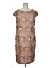 Alex Evenings 100% Polyester Brown Cocktail Dress Size 16W - photo 1