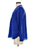 J.Crew 100% Silk Blue Long Sleeve Silk Top Size 2 - photo 5
