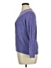 Kim Rogers 100% Cotton Tweed Purple Pullover Sweater Size XL - photo 5