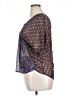 Xhilaration 100% Polyester Blue Short Sleeve Blouse Size XL - photo 5