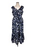 DKNY 100% Polyester Blue Casual Dress Size 16 - photo 1