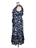 DKNY 100% Polyester Blue Casual Dress Size 16 - photo 5