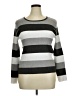 Greige Stripes Gray Pullover Sweater Size XL - photo 1