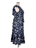 DKNY 100% Polyester Blue Casual Dress Size 16 - photo 4