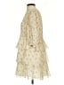 Ganni 100% Polyester Ivory Casual Dress Size EU 34 / US 4 - photo 5