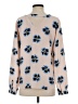 Ann Taylor LOFT 100% Polyester Tan Long Sleeve Blouse Size XS - photo 2