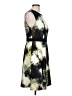 Nine West Graphic Green Cocktail Dress Size 10 - photo 4
