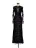 Mac Duggal 100% Polyester Black Cocktail Dress Size 6 - photo 1