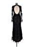 Mac Duggal 100% Polyester Black Cocktail Dress Size 6 - photo 2