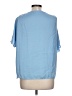 Fab'rik 100% Polyester Blue Short Sleeve Blouse Size L - photo 2