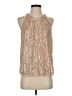 Grace Karin Gold Sleeveless Blouse Size S - photo 1
