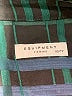 Equipment 100% Polyester Plaid Green Blue Long Sleeve Blouse Size XS - photo 7