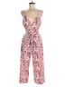 Banana Republic Hearts Red Jumpsuit Size 6 - photo 1