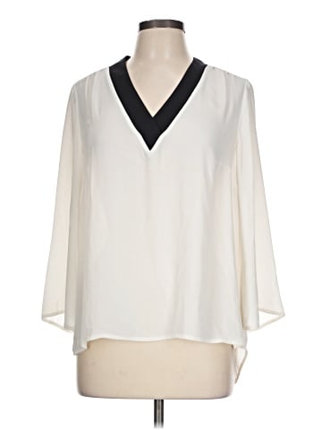 Kaari Blue 3/4 Sleeve Blouse (view 1)