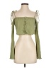 Zara Green Long Sleeve Blouse Size S - photo 1