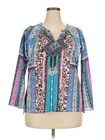 Hale Bob 3/4 Sleeve Blouse (view 1)
