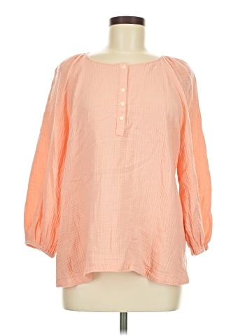 Caslon 3/4 Sleeve Blouse (view 1)