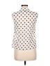 French Connection 100% Polyester Polka Dots Ivory Sleeveless Blouse Size 6 - photo 2