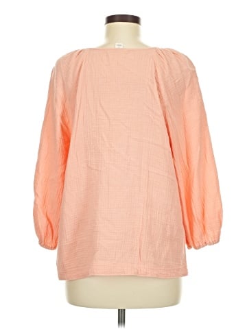Caslon 3/4 Sleeve Blouse (view 2)