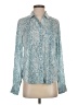 Rails 100% Rayon Paisley Teal Long Sleeve Blouse Size XS - photo 1
