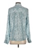 Rails 100% Rayon Paisley Teal Long Sleeve Blouse Size XS - photo 2