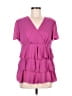 BP. Pink Short Sleeve Blouse Size M - photo 1