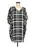 Mittoshop 100% Polyester Plaid Gray Casual Dress Size M - photo 1