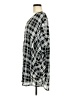 Mittoshop 100% Polyester Plaid Gray Casual Dress Size M - photo 5