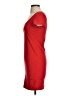 Basics Solid Red Casual Dress Size S - photo 5