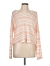 Sweet Claire Stripes Orange Pullover Sweater Size L - photo 1