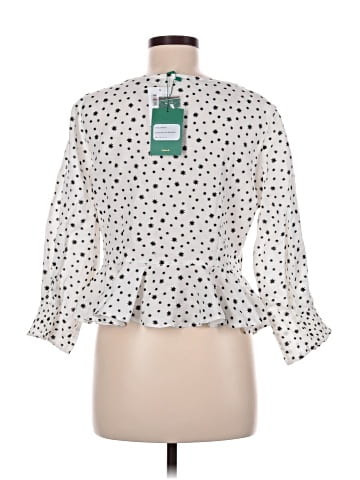 Rixo London 3/4 Sleeve Blouse (view 2)