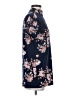 Lularoe Floral Blue Short Sleeve Turtleneck Size XS - photo 4