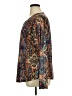 Unbranded Paisley Black Long Sleeve Blouse Size XL - photo 5