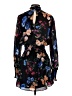 Parker 100% Polyester Floral Black Casual Dress Size S - photo 2