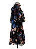 Parker 100% Polyester Floral Black Casual Dress Size S - photo 4