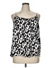 Ellos 100% Rayon Black Sleeveless Blouse Size 16 - photo 1