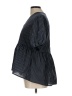 Unbranded Black Short Sleeve Blouse Size L - photo 5