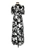 Passport Print Black Casual Dress Size XXS - photo 2