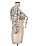 Blush 100% Polyester Ivory 3/4 Sleeve Blouse Size L - photo 4