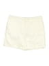 Gloria Vanderbilt Solid Ivory Khaki Shorts Size 14 - photo 1