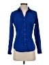 Express Blue Long Sleeve Blouse Size S - photo 1