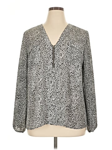 Boutique + Long Sleeve Blouse (view 1)