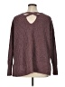 Society 212 100% Polyester Burgundy Pullover Sweater Size 1X - photo 2