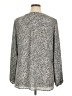 Boutique + 100% Polyester Gray Long Sleeve Blouse Size 0X - photo 2