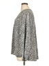 Boutique + 100% Polyester Gray Long Sleeve Blouse Size 0X - photo 5