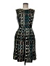 Etcetera Tweed Teal Cocktail Dress Size 6 - photo 1