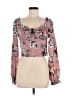 PrettyLittleThing 100% Polyester Pink Long Sleeve Blouse Size 6 - photo 1