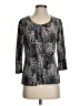 Croft & Barrow Gray 3/4 Sleeve Top Size S (petite) - photo 1
