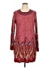 White Mark Paisley Burgundy Casual Dress Size XL - photo 1