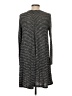 Mango Stripes Gray Casual Dress Size 4 - photo 2